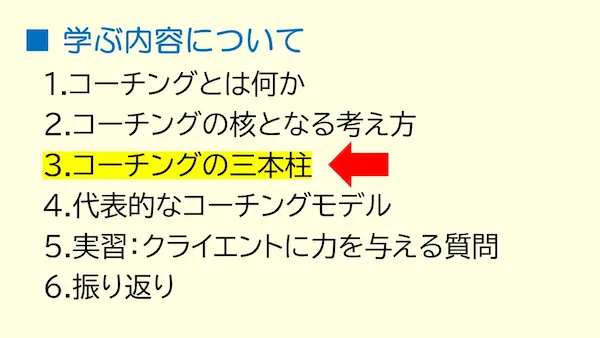 ではこのテーマに移ります、という感じで